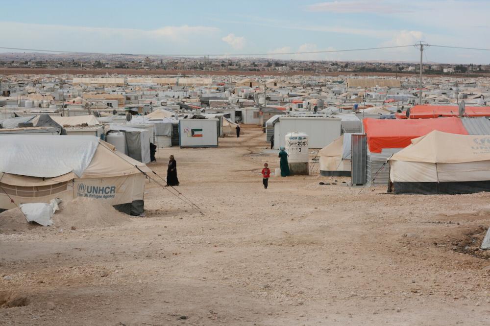 Ökumenisches Forum Flüchtlinge in Lippe - Flüchtlingslager Zaatari. Foto: Ralf-Uwe Beck/fundus-medien.de