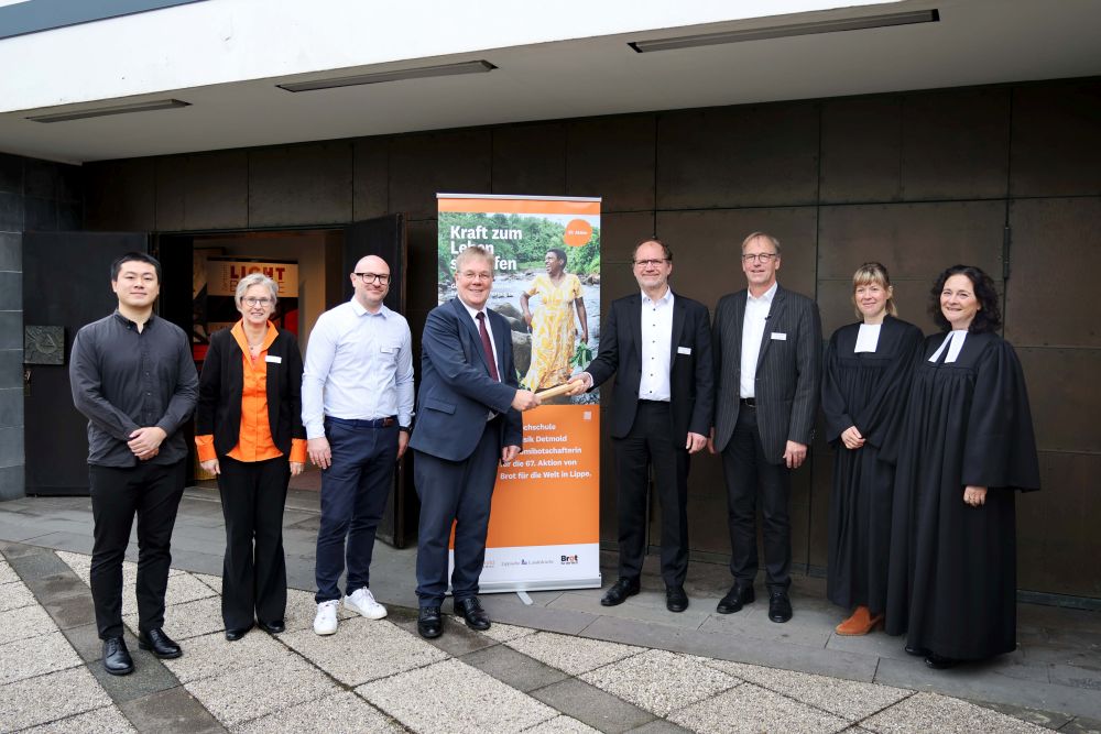 Hochschule für Musik Detmold als Promi-Botschafterin für Brot für die Welt in Lippe